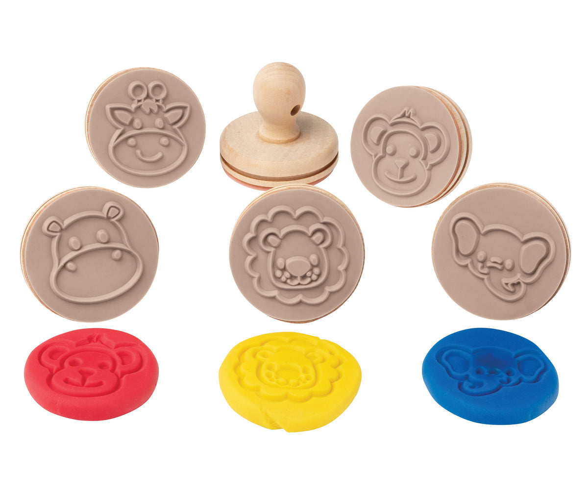 Wooden Dough Stamps - Jungle - view 2