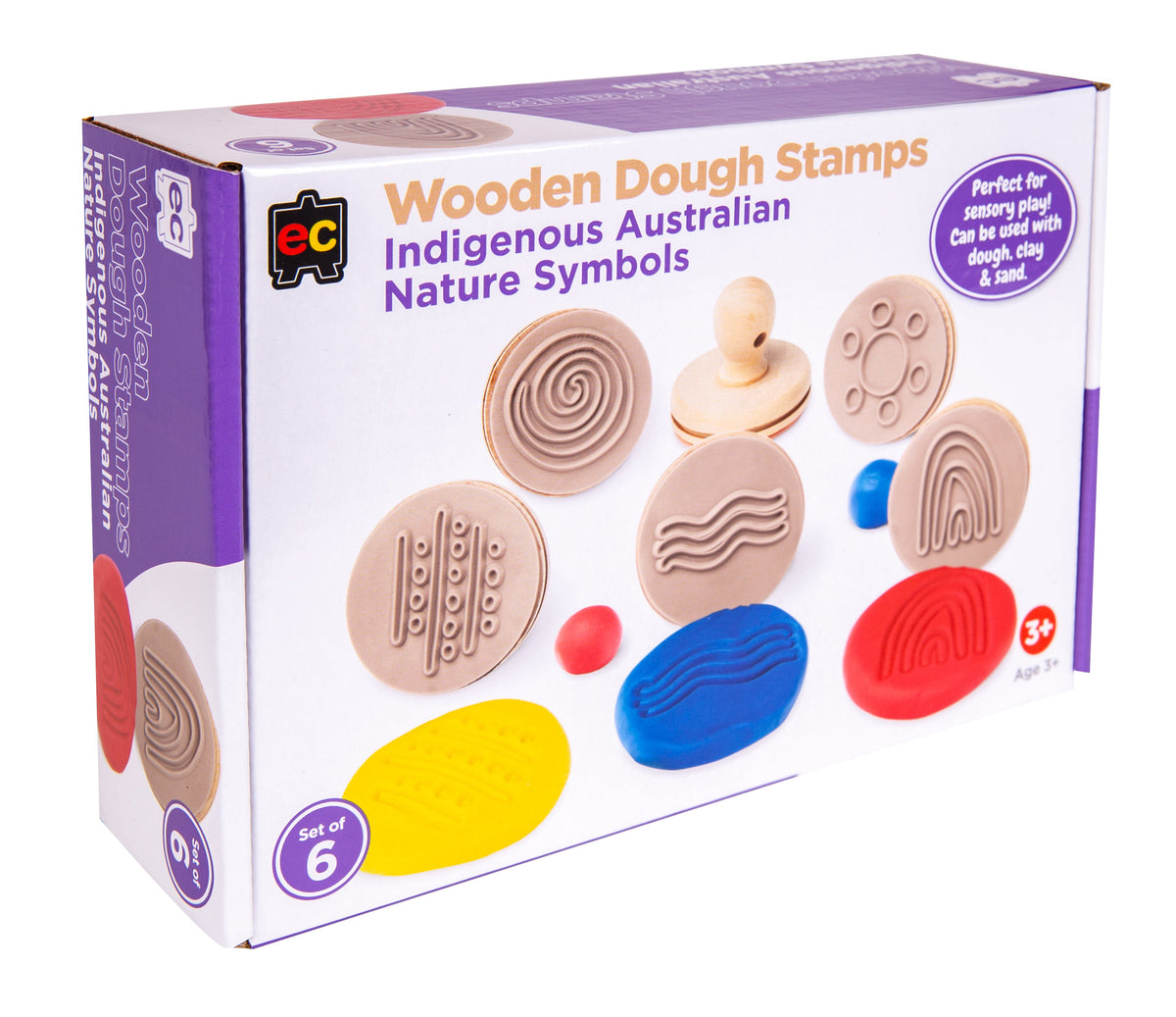 Wooden Dough Stamps - Indigenous Nature