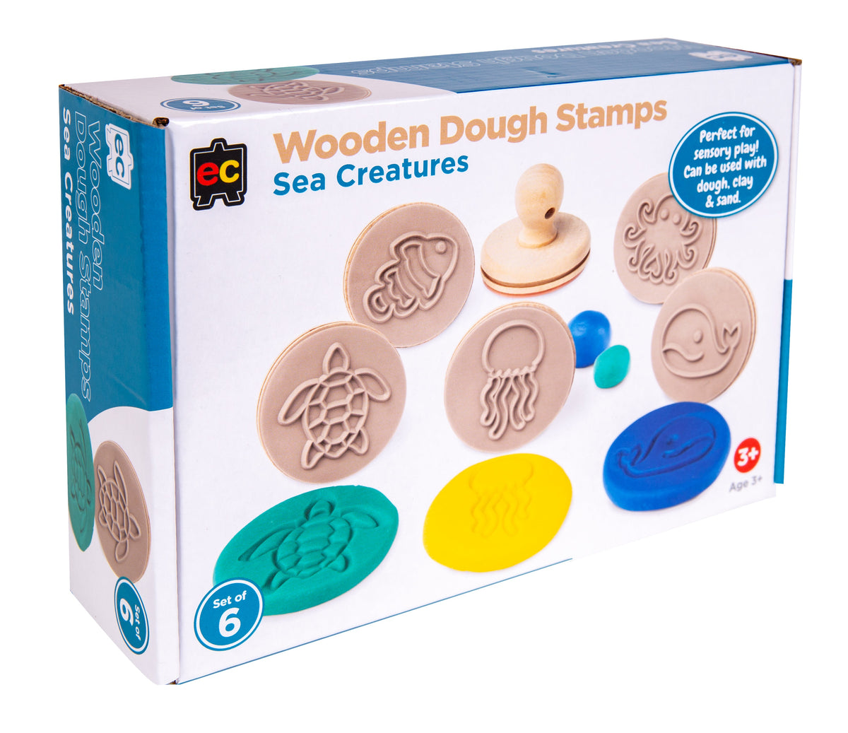 Wooden Dough Stamps - Sea