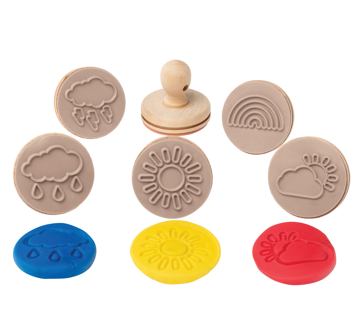 Wooden Dough Stamps - Weather - view 2