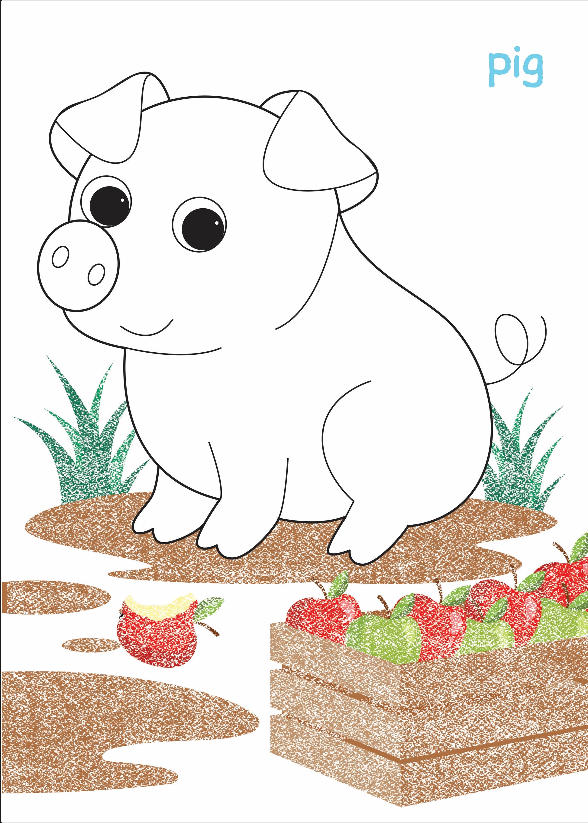 My First Colouring Book - Farm Animals