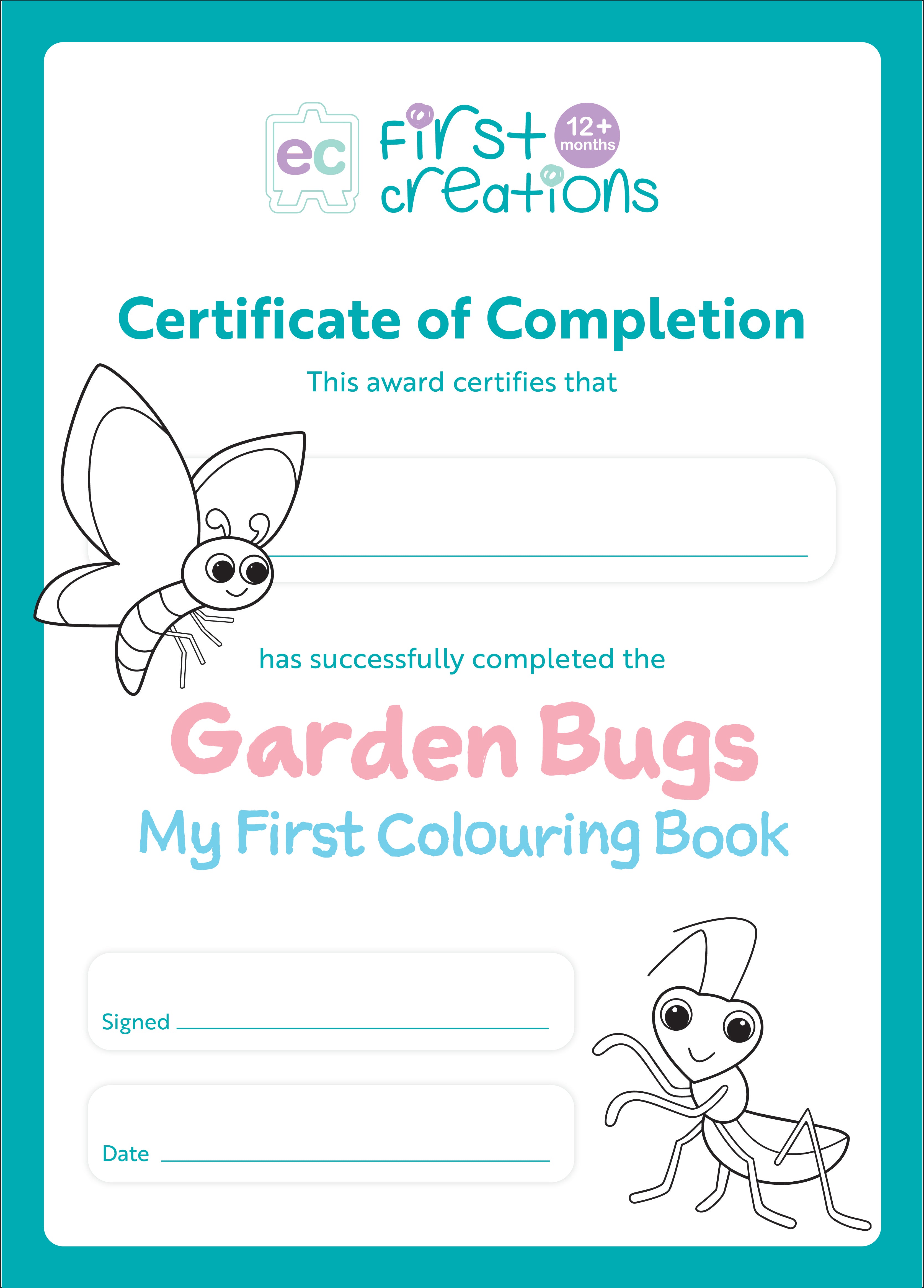 My First Colouring Book - Garden Bugs