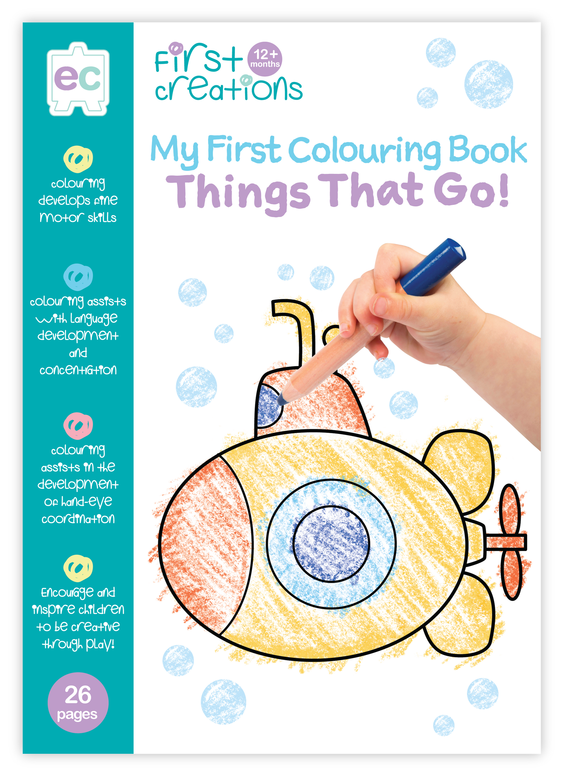 My First Colouring Book - Things That Go!