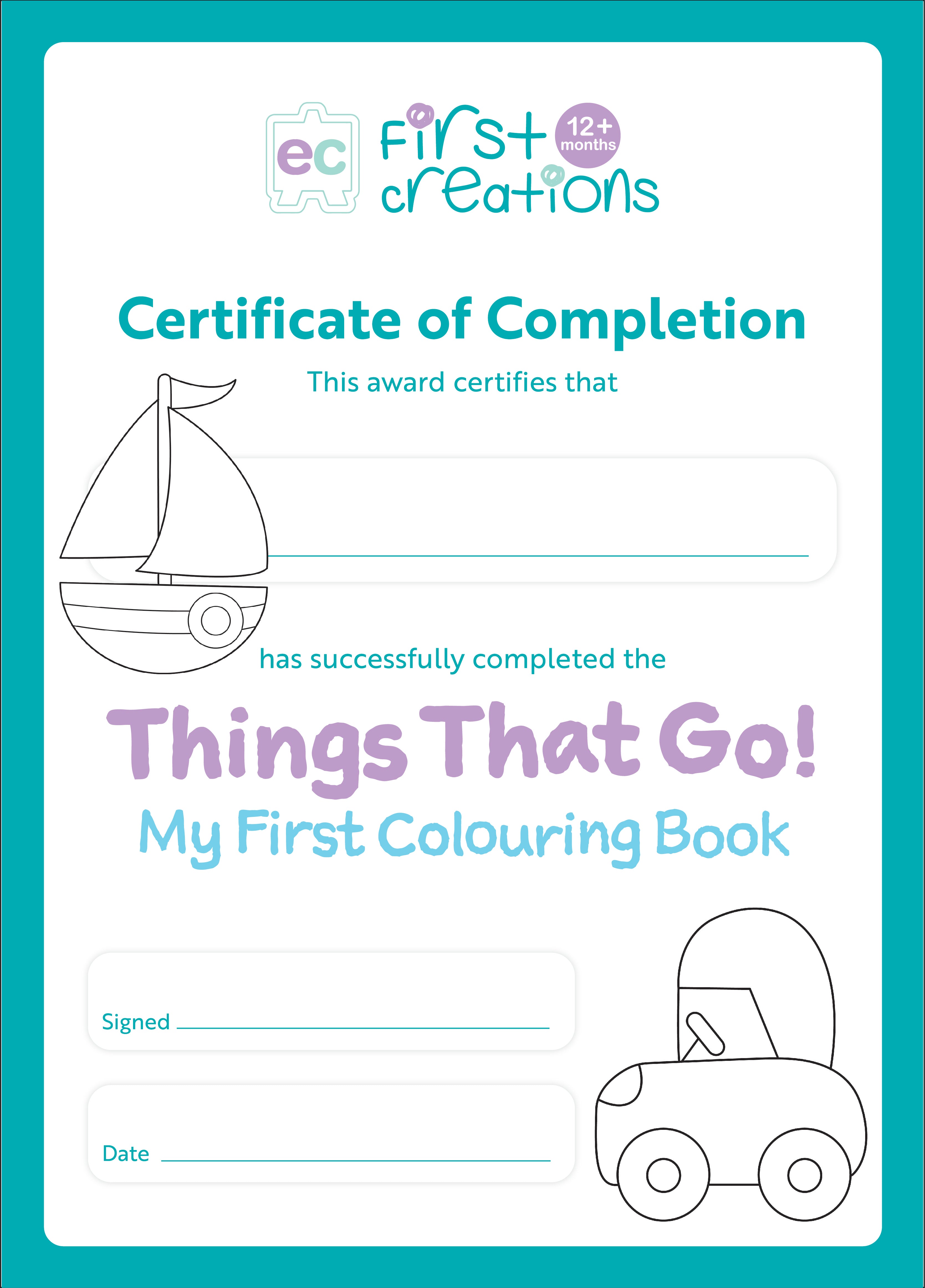 My First Colouring Book - Things That Go!