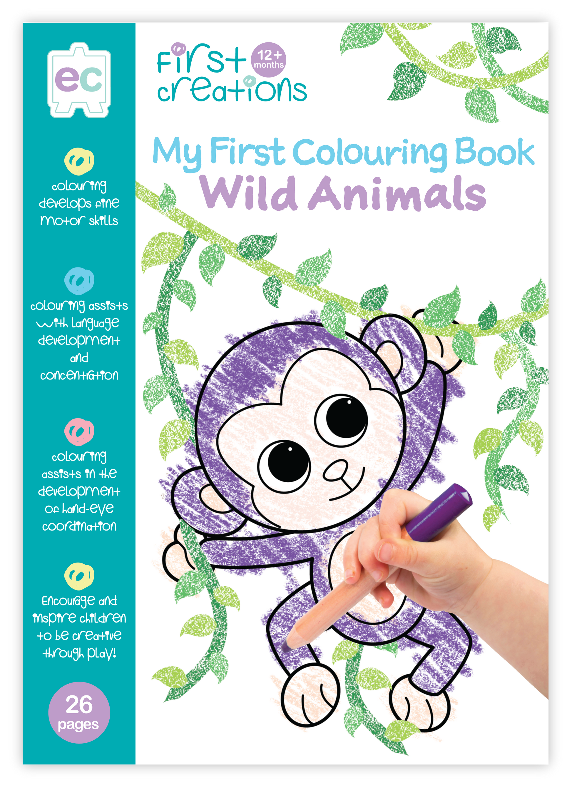 My First Colouring Book - Wild Animals