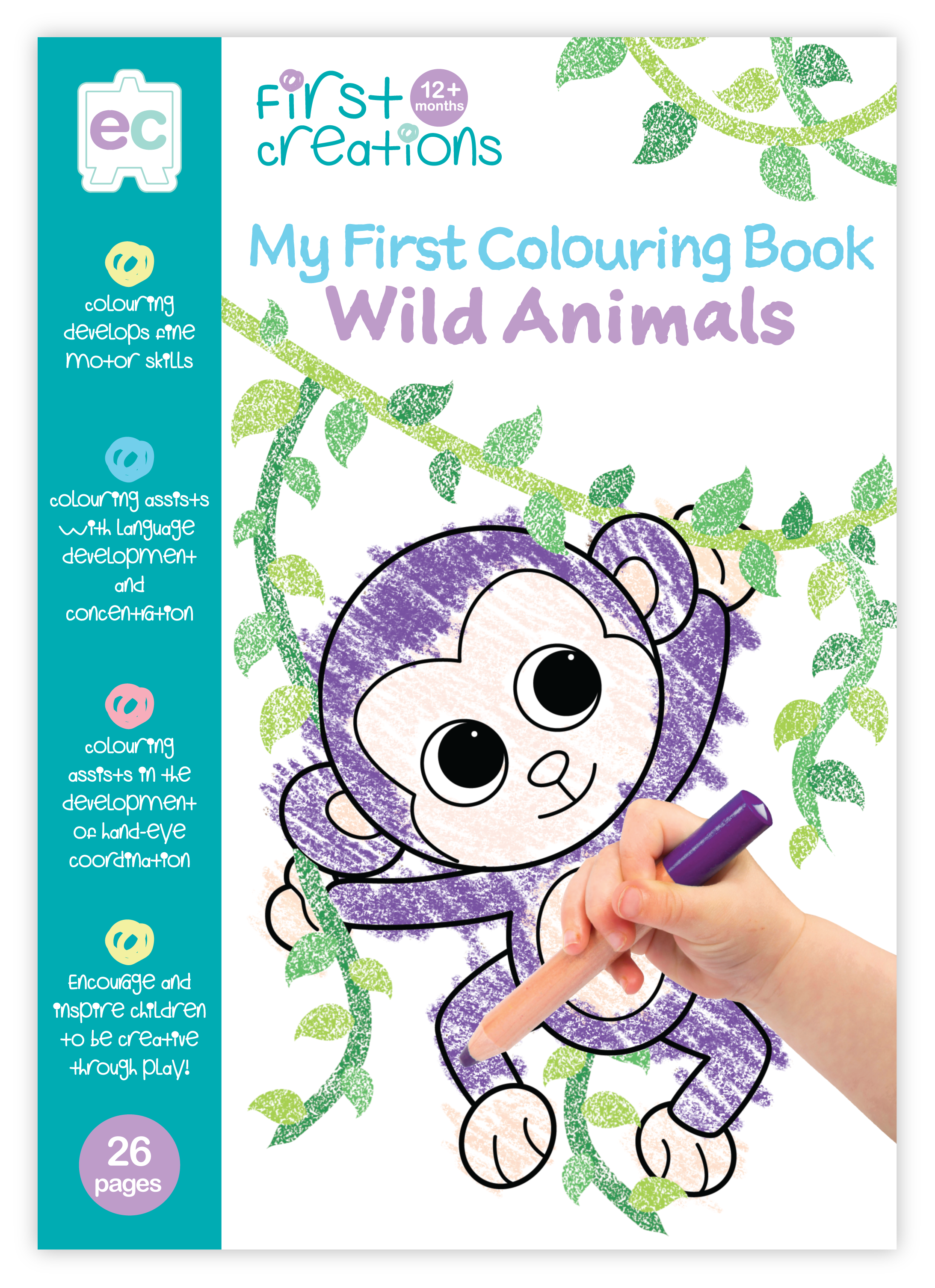 My First Colouring Book - Wild Animals