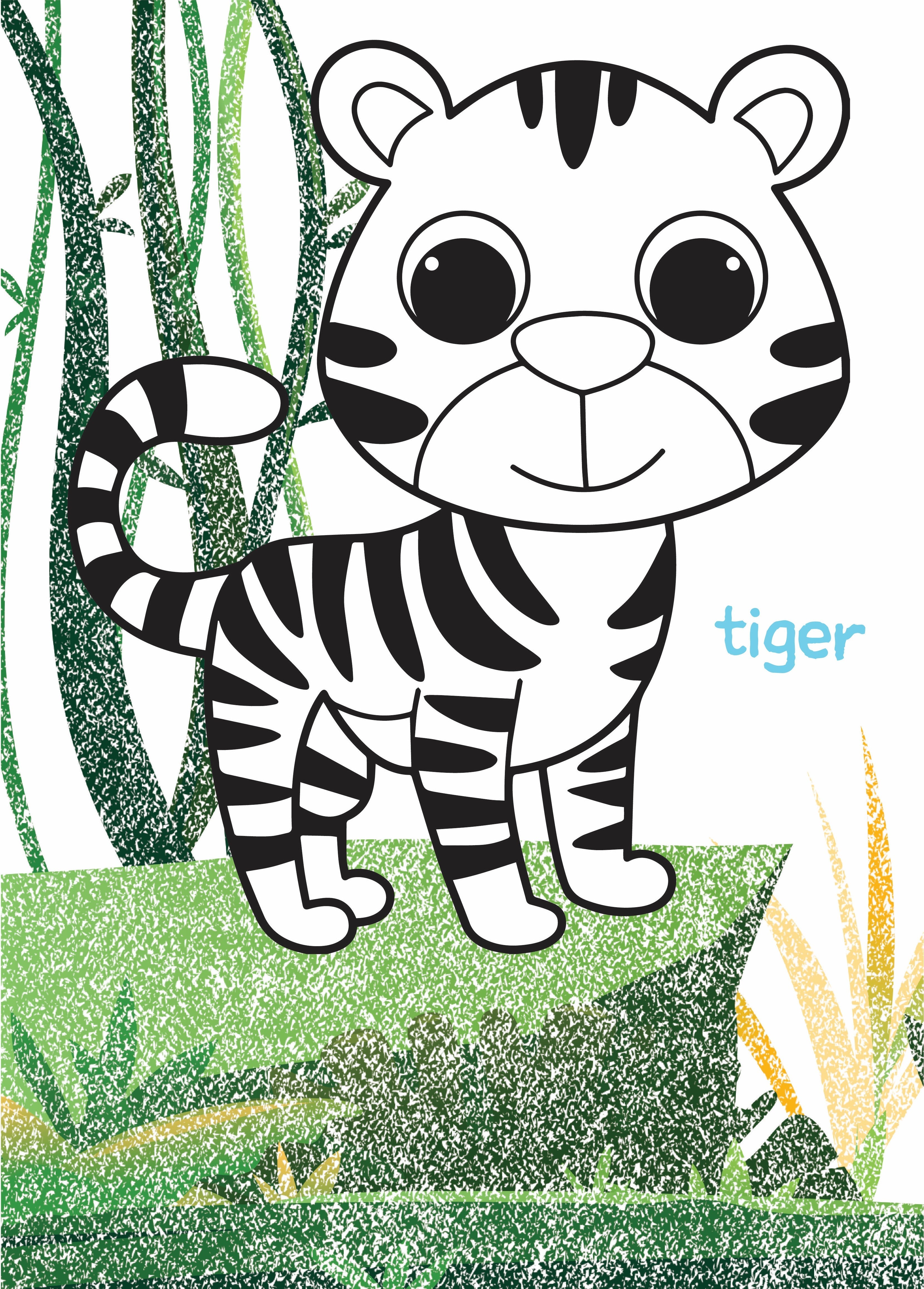 My First Colouring Book - Wild Animals