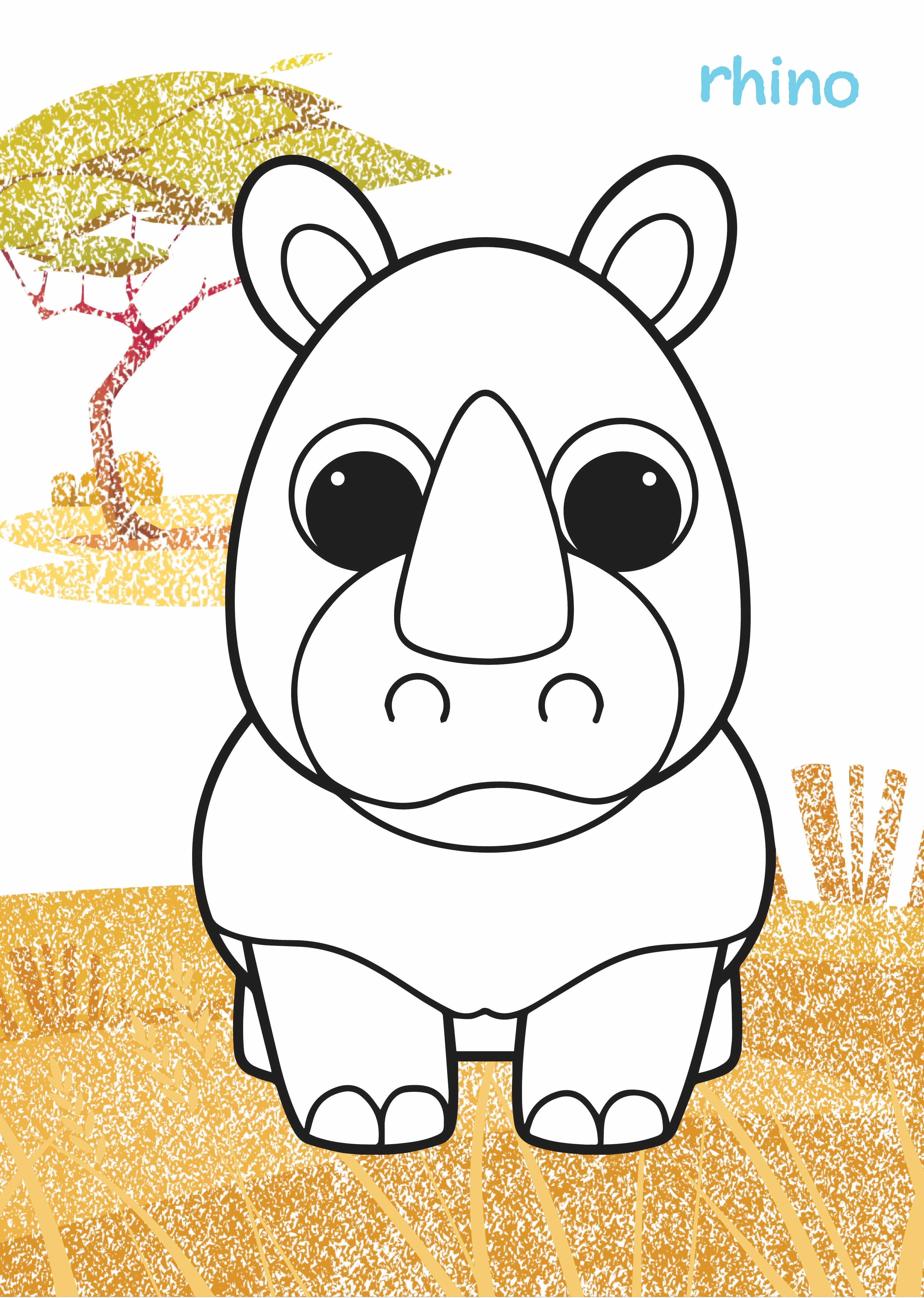 My First Colouring Book - Wild Animals