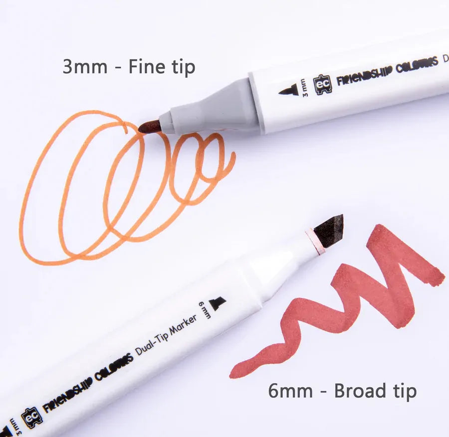 Friendship Colours Dual-Tip Markers Pack of 12