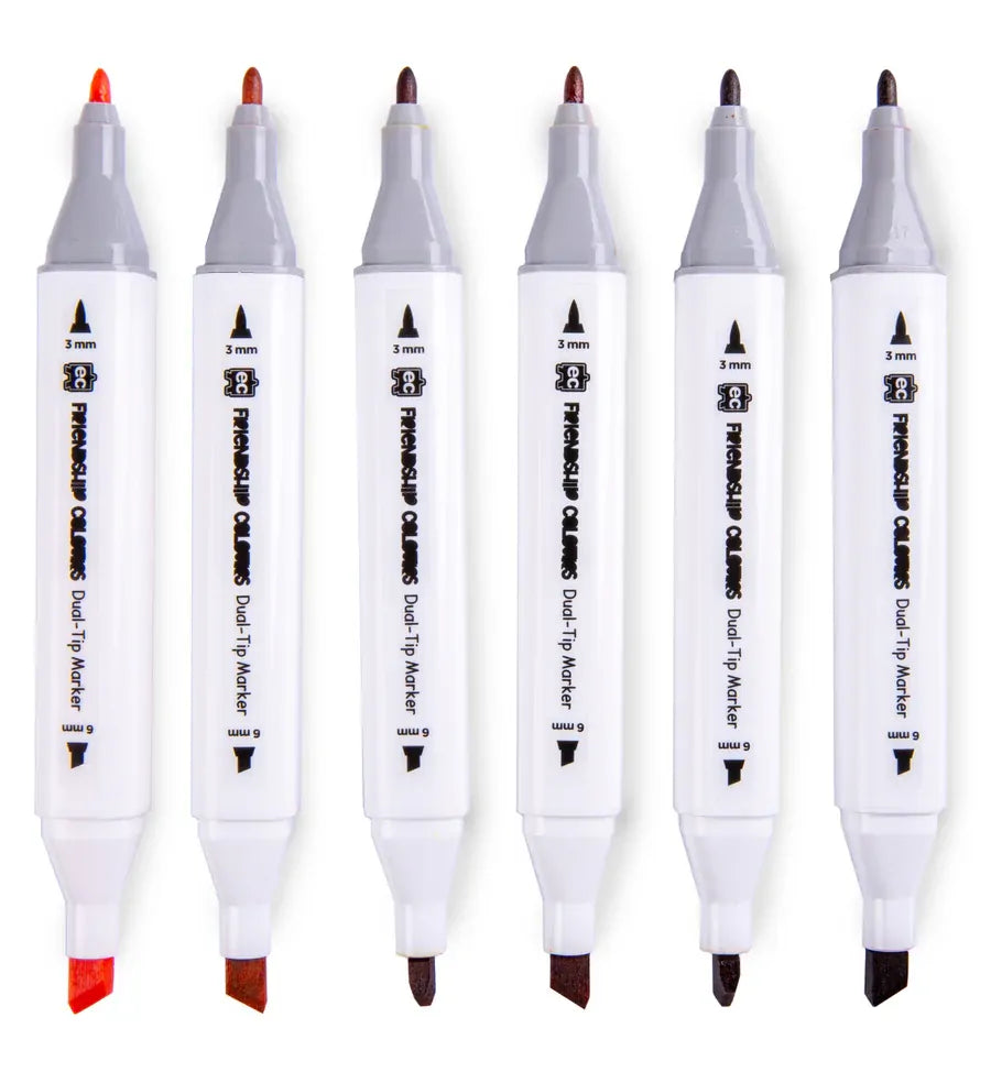 Friendship Colours Dual-Tip Markers Pack of 12
