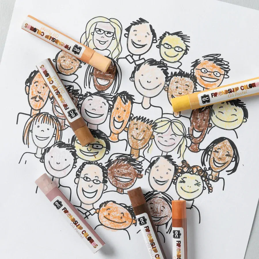 Friendship Colours Oil Pastels - Pack of 12