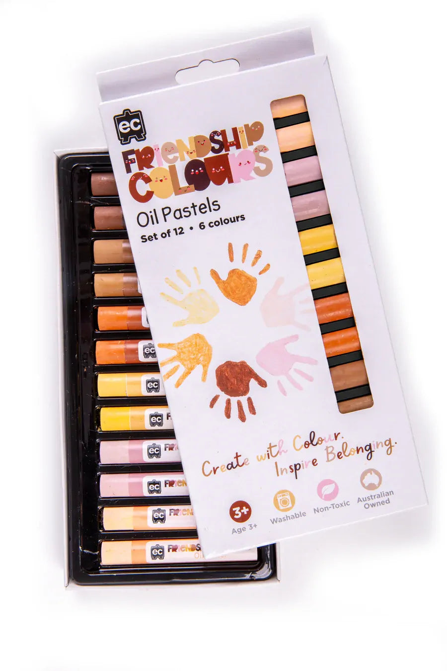 Friendship Colours Oil Pastels - Pack of 12