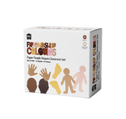 Friendship Colour Paper People Shapes - Class Pack