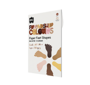 Friendship Colour Paper Feet - Pack of 30