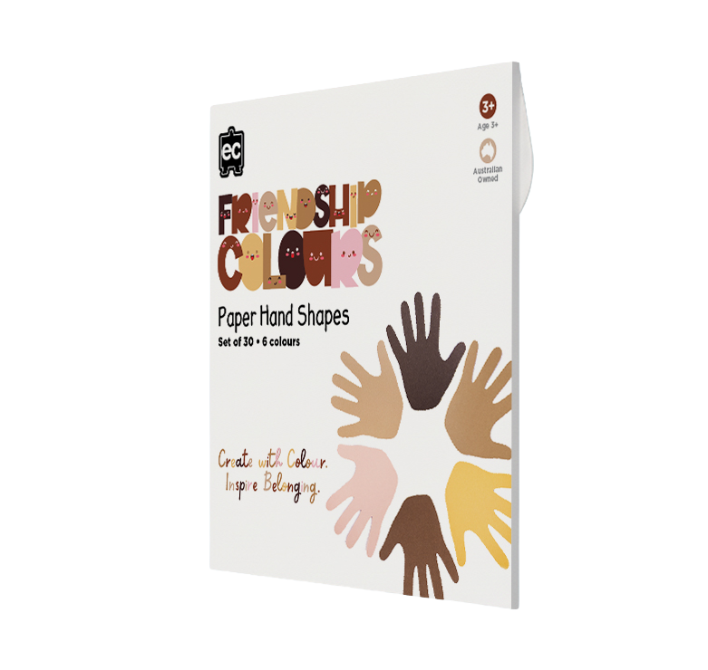 Friendship Colour Paper Hands - Pack of 30