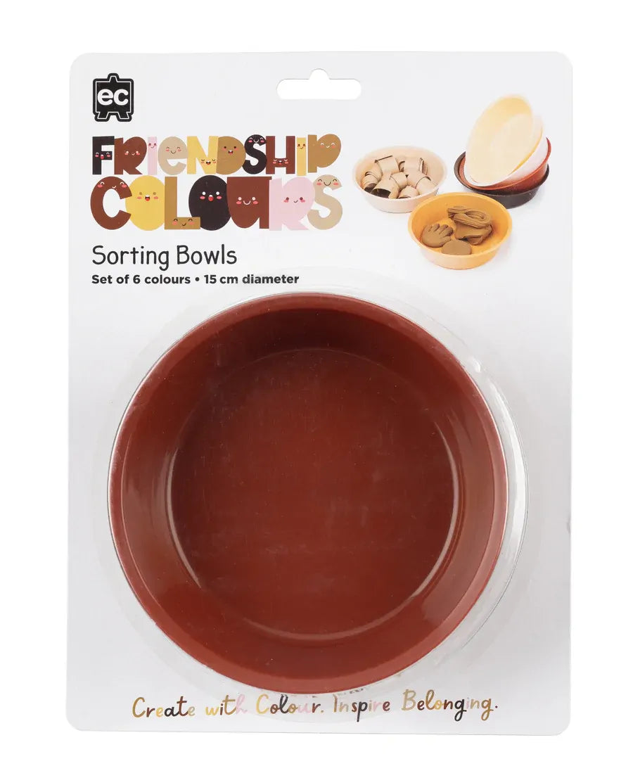 Friendship Colours Sorting Bowls - Pack of 6