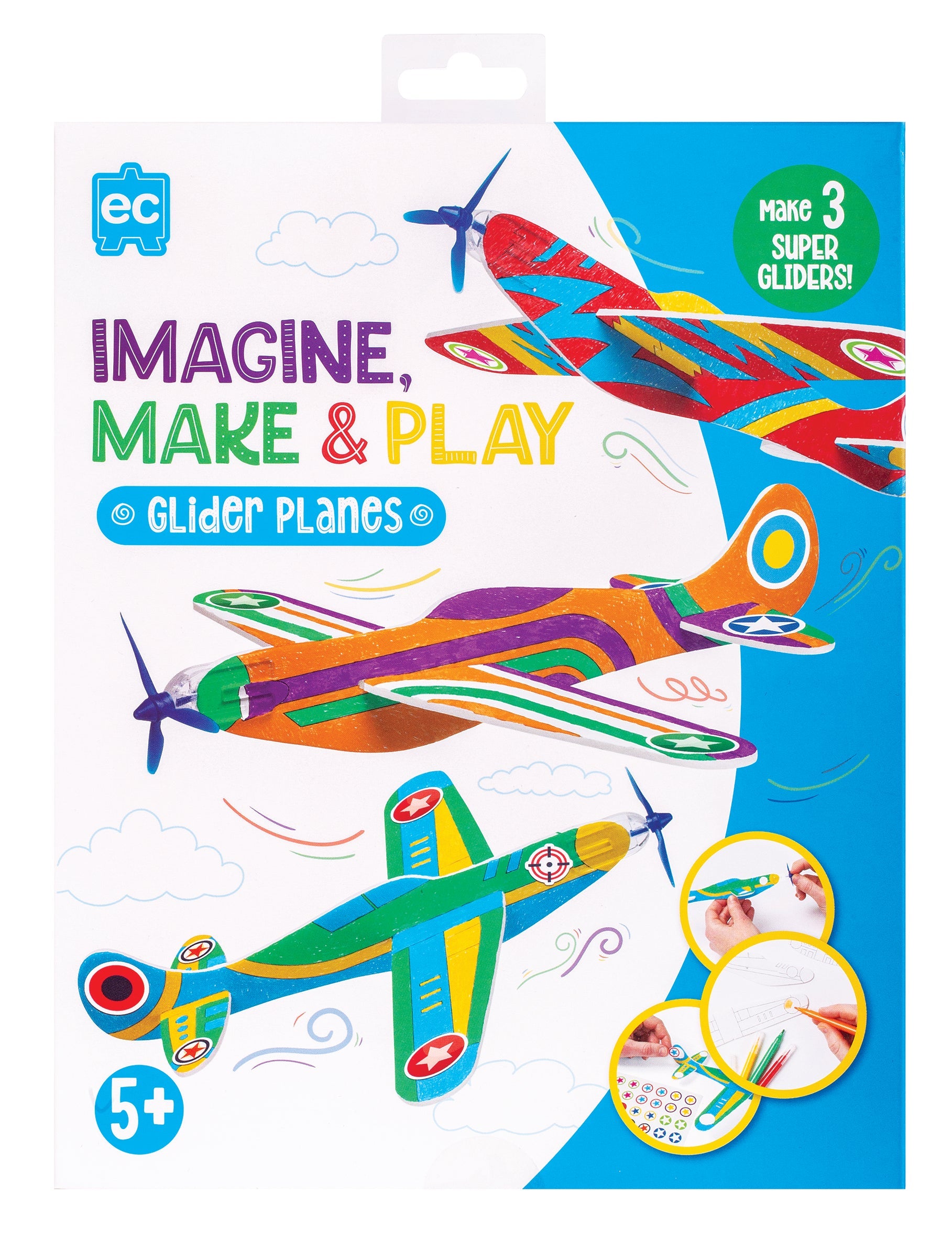 Imagine, Make & Play Glider Planes - Set of 3