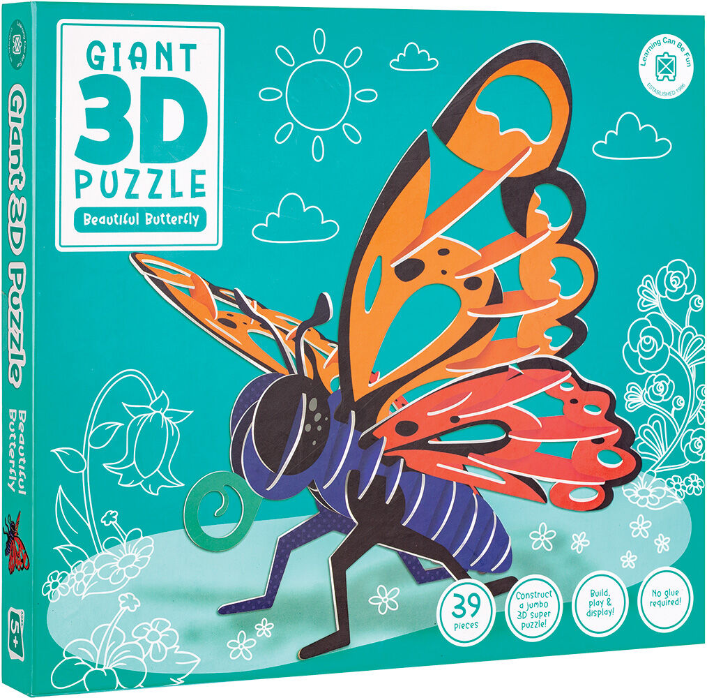 Giant 3D Puzzle - Beautiful Butterfly
