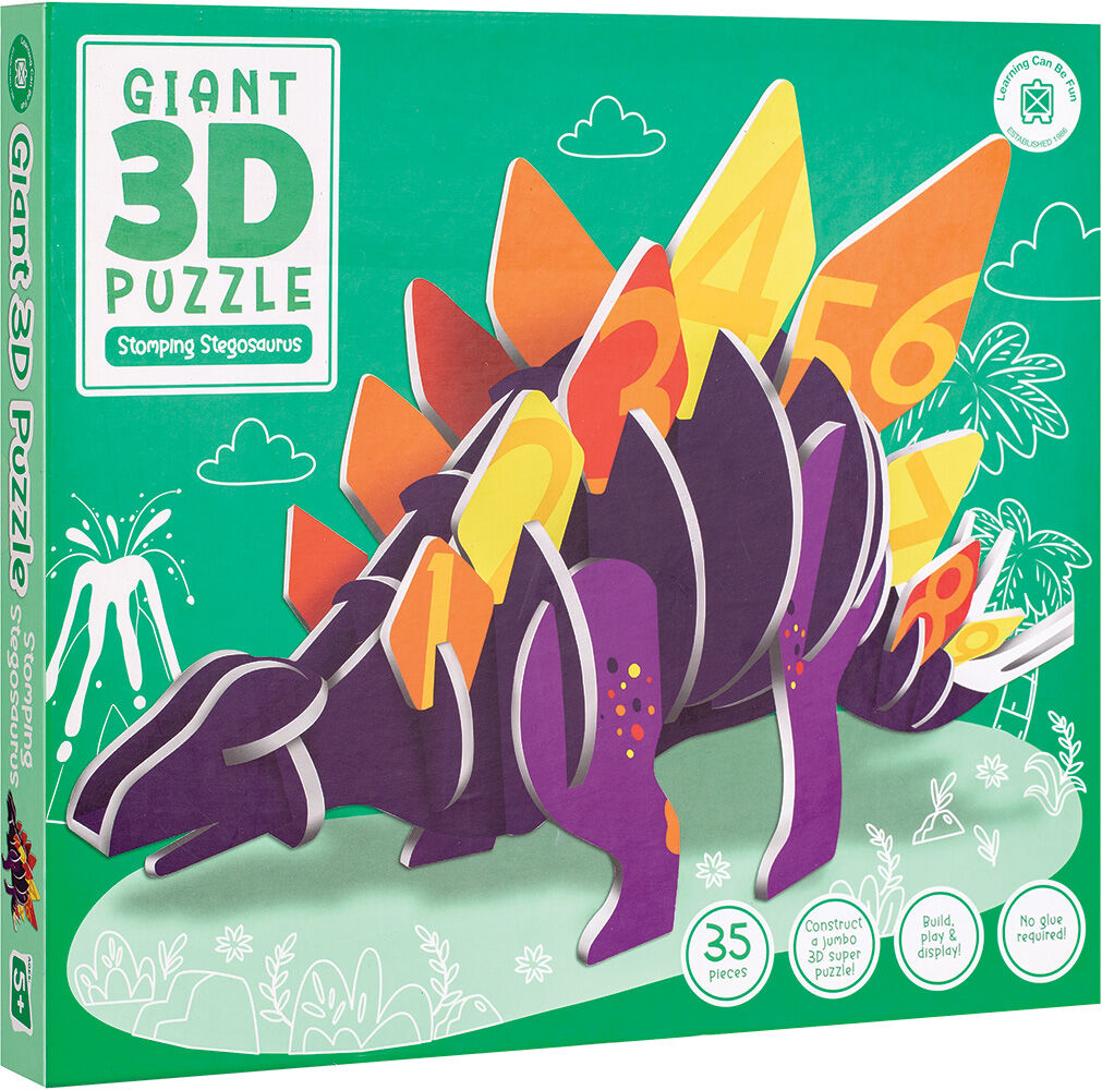 Giant 3D Puzzle - Stomping Stegosaurus