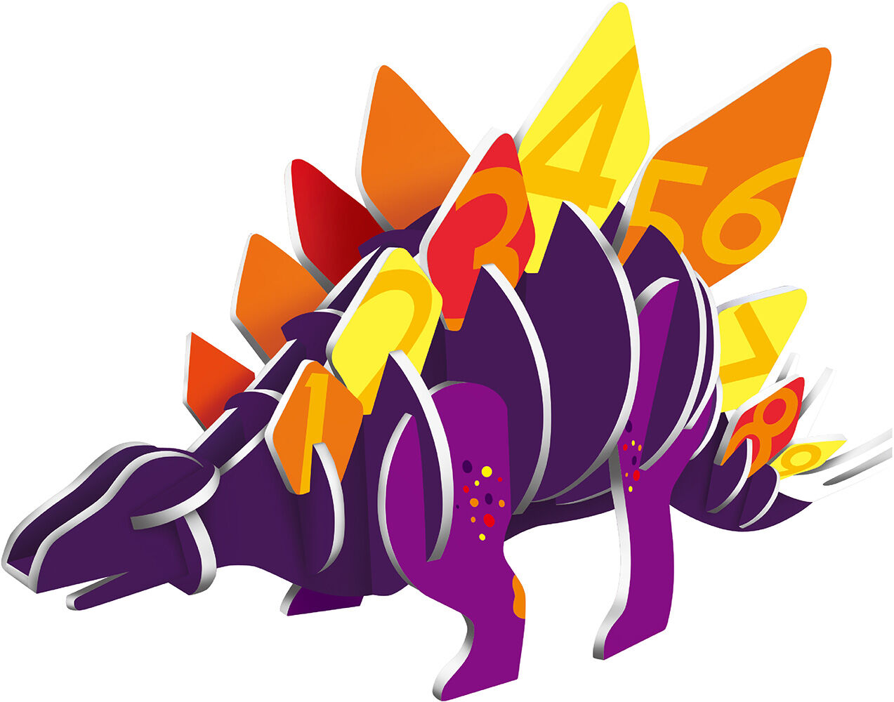 Giant 3D Puzzle - Stomping Stegosaurus
