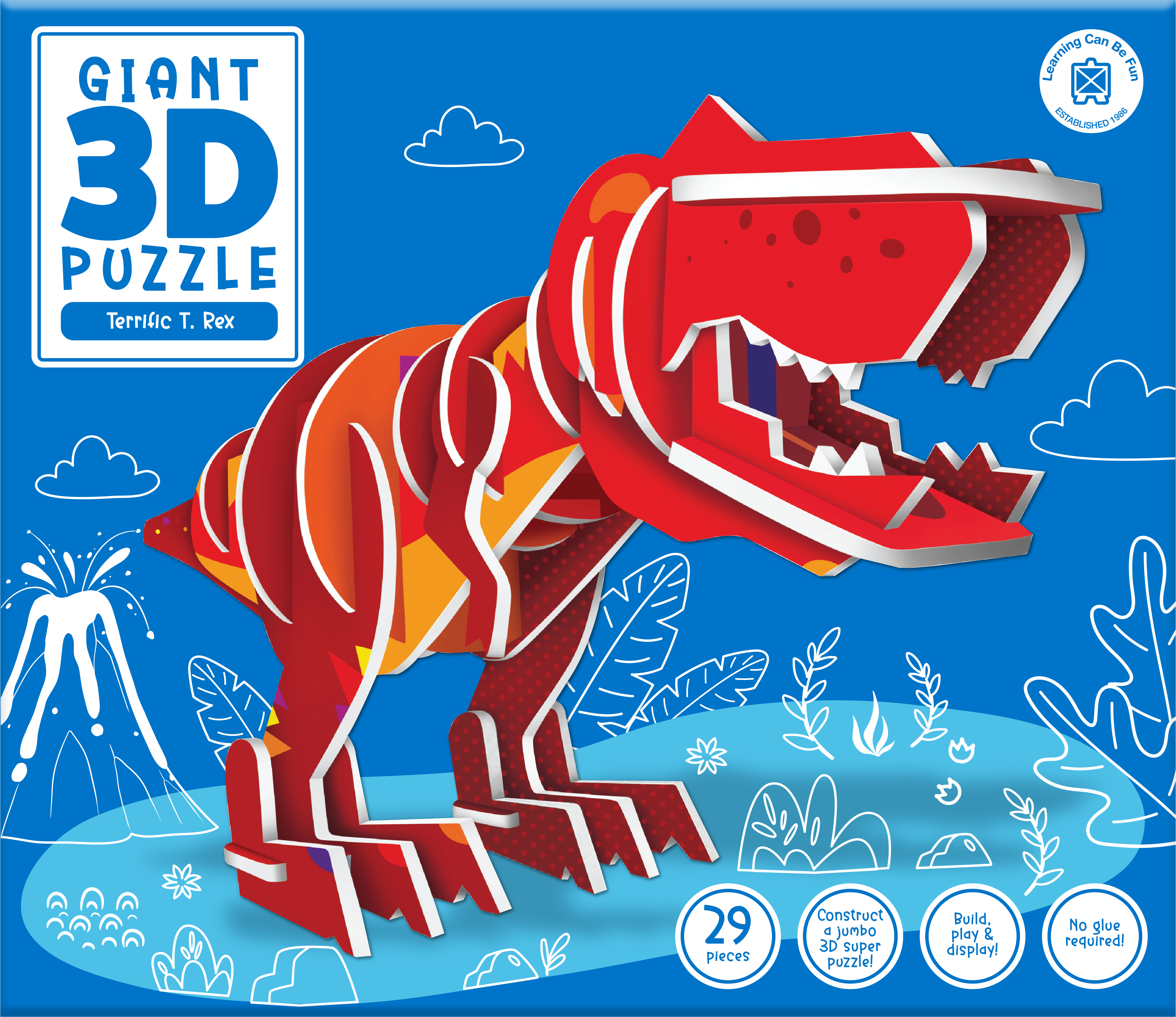 Giant 3D Puzzle -  Terrific T. Rex