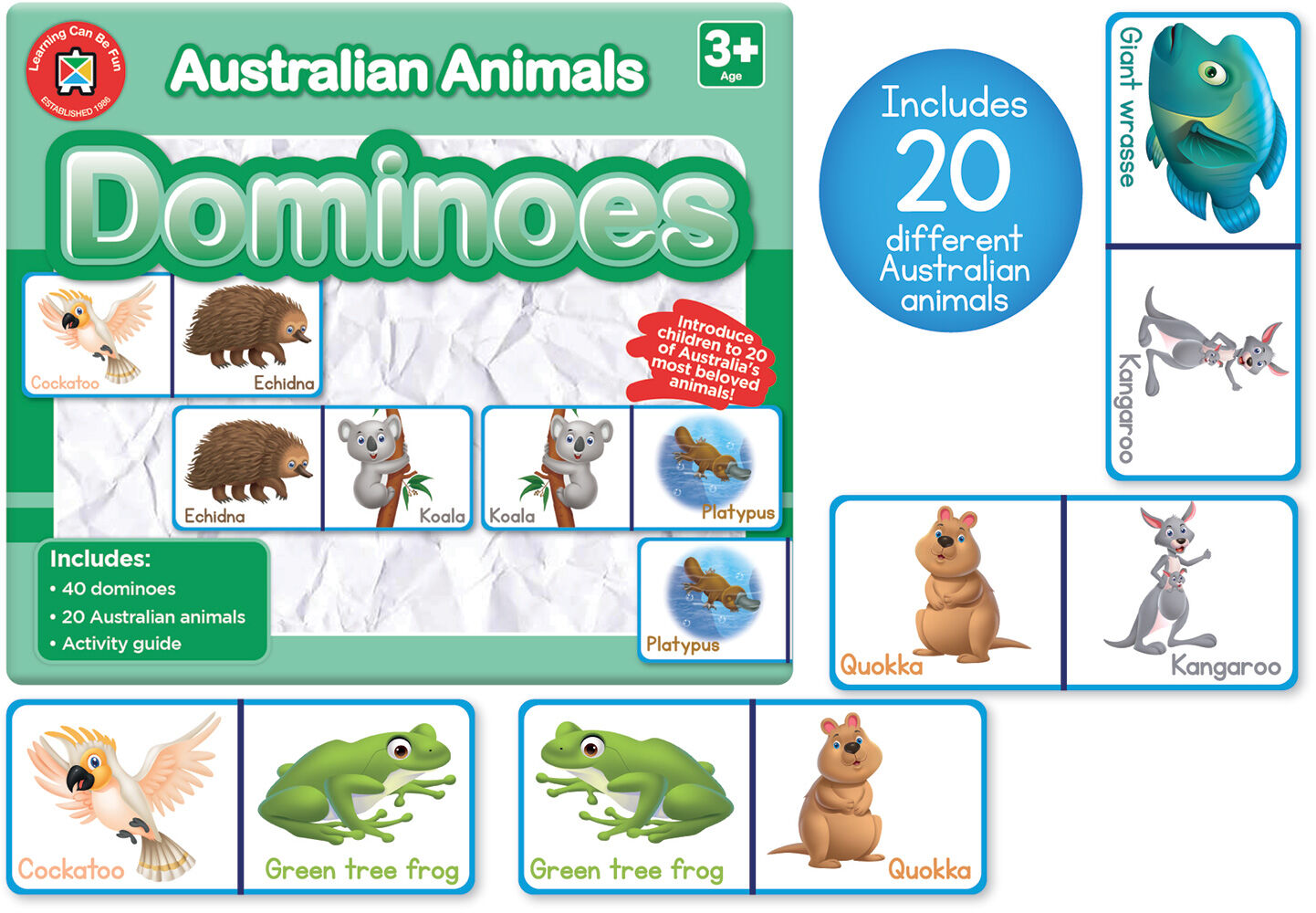 Australian Animals Dominoes