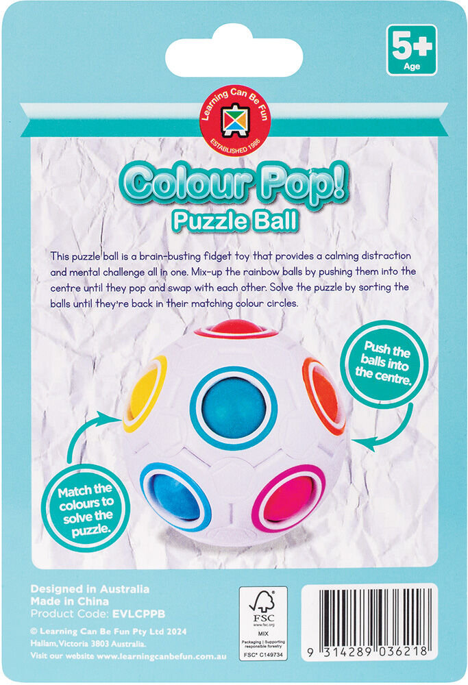 Colour Pop Puzzle Ball