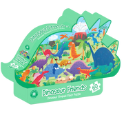 Dinosaur Friends Shaped Floor Puzzle