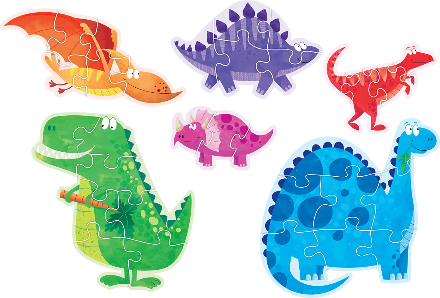 My First Puzzles: Dino Friends