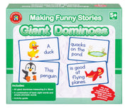 Making Funny Stories Giant Dominoes