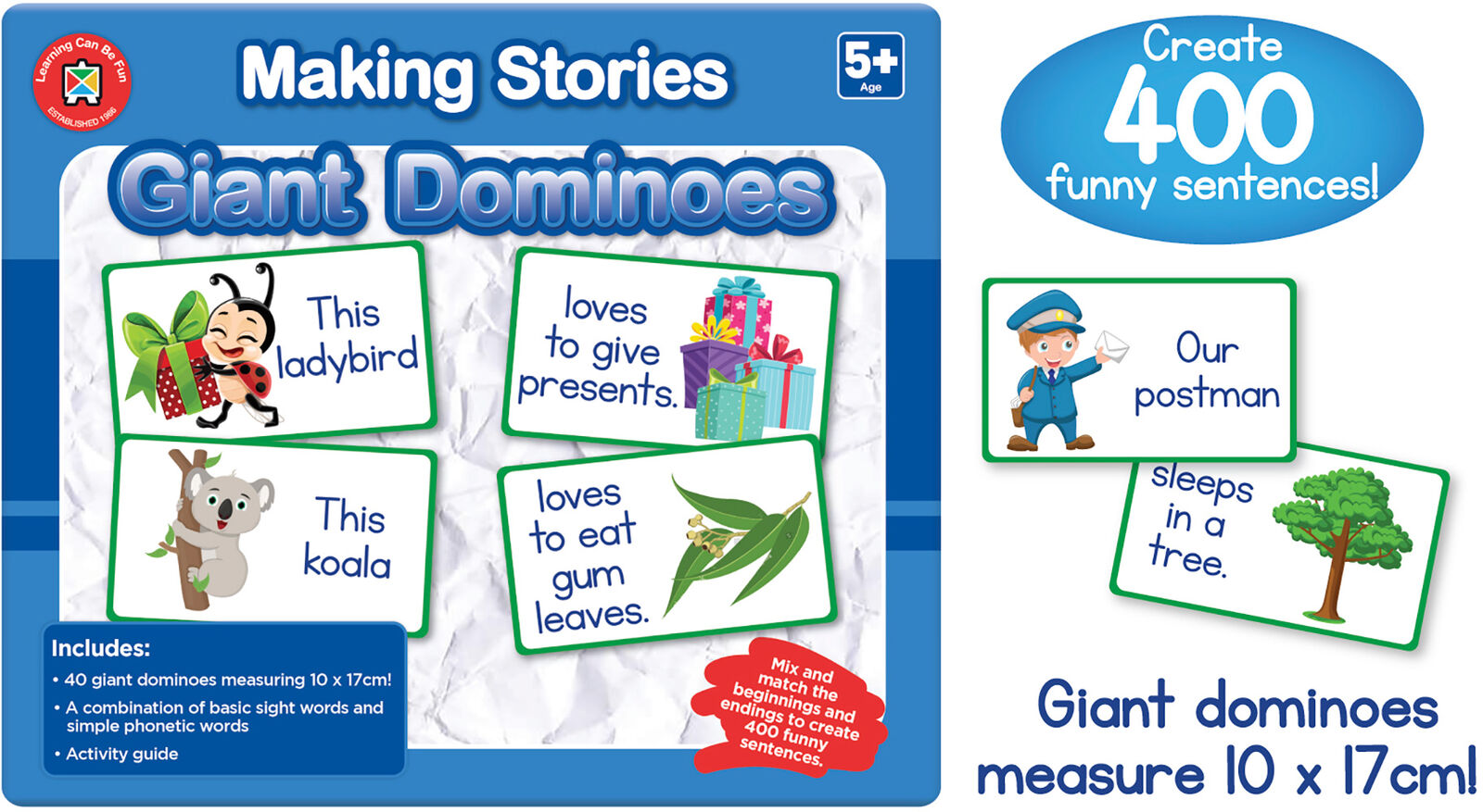 Making Stories Giant Dominoes