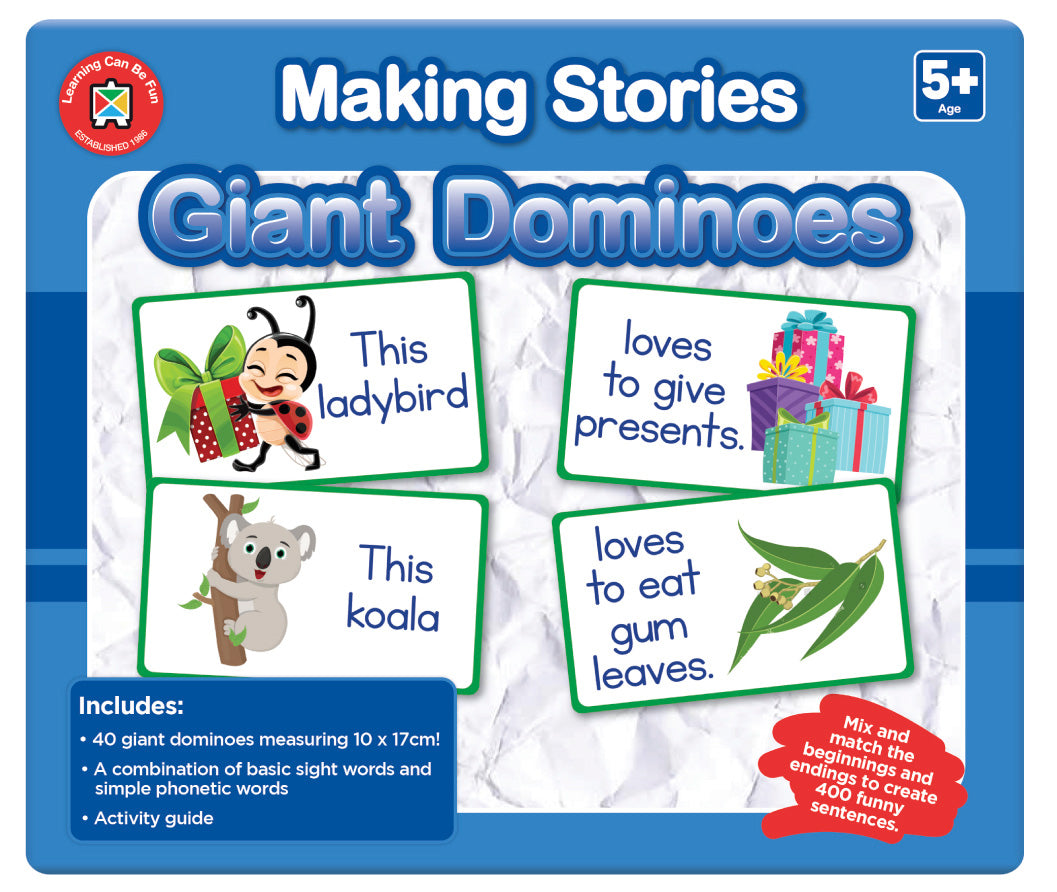 Making Stories Giant Dominoes