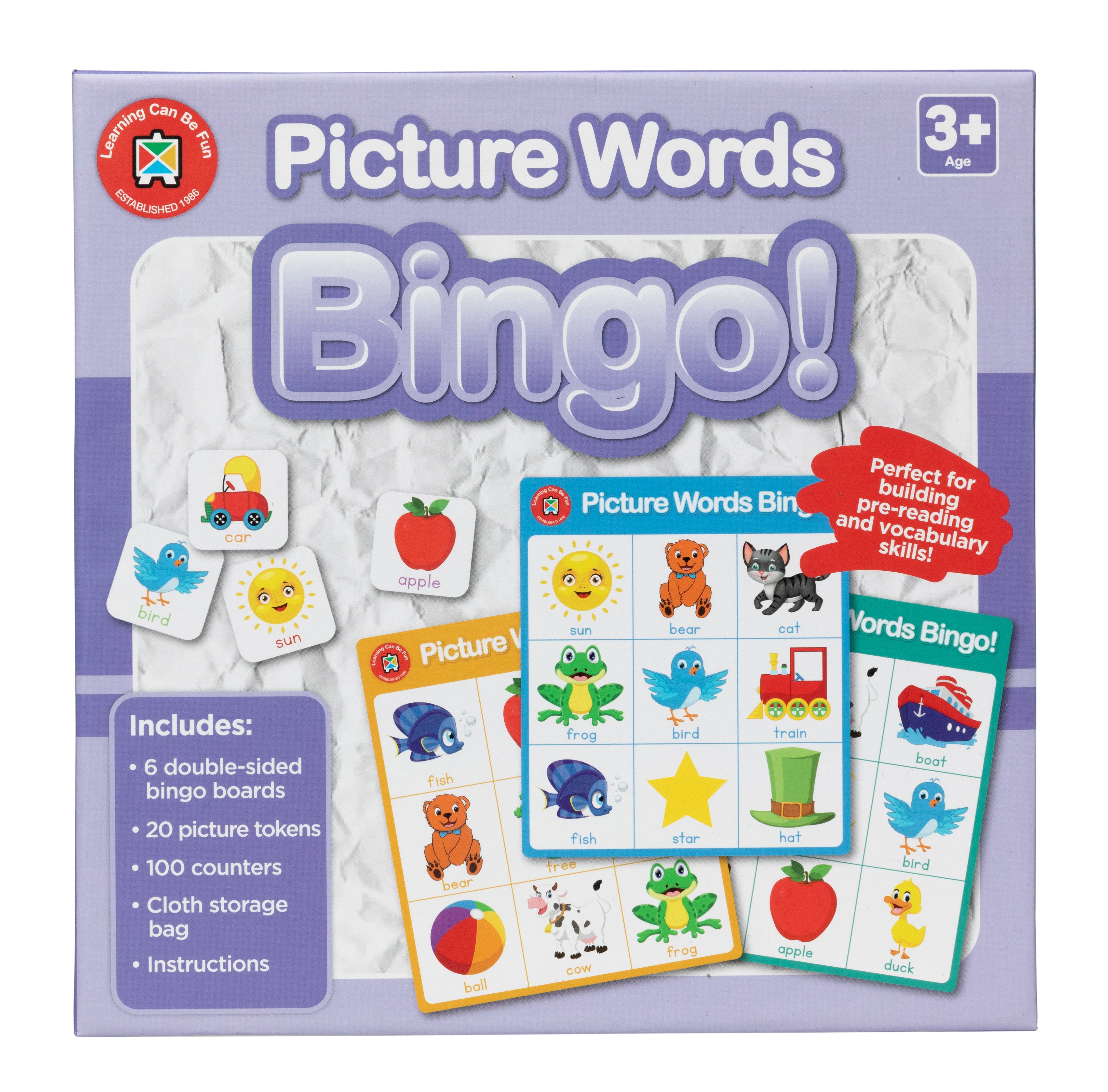 Picture Words Bingo