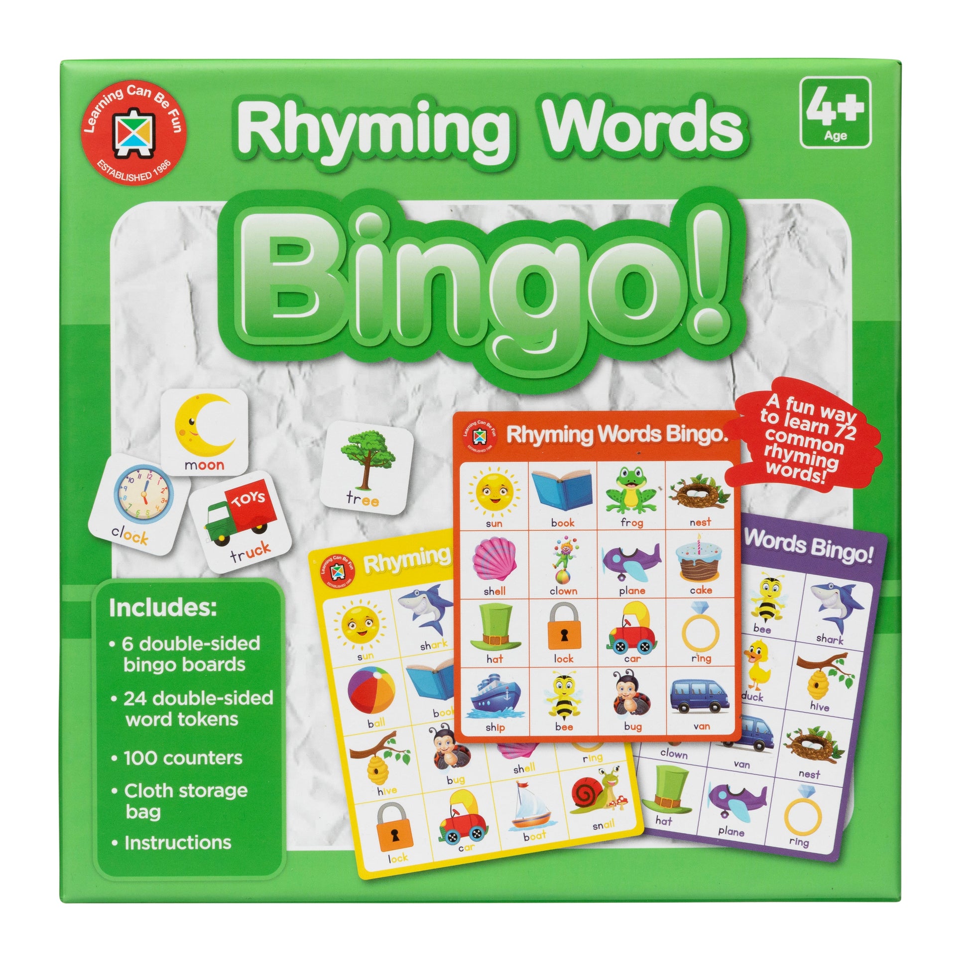 Rhyming Words Bingo
