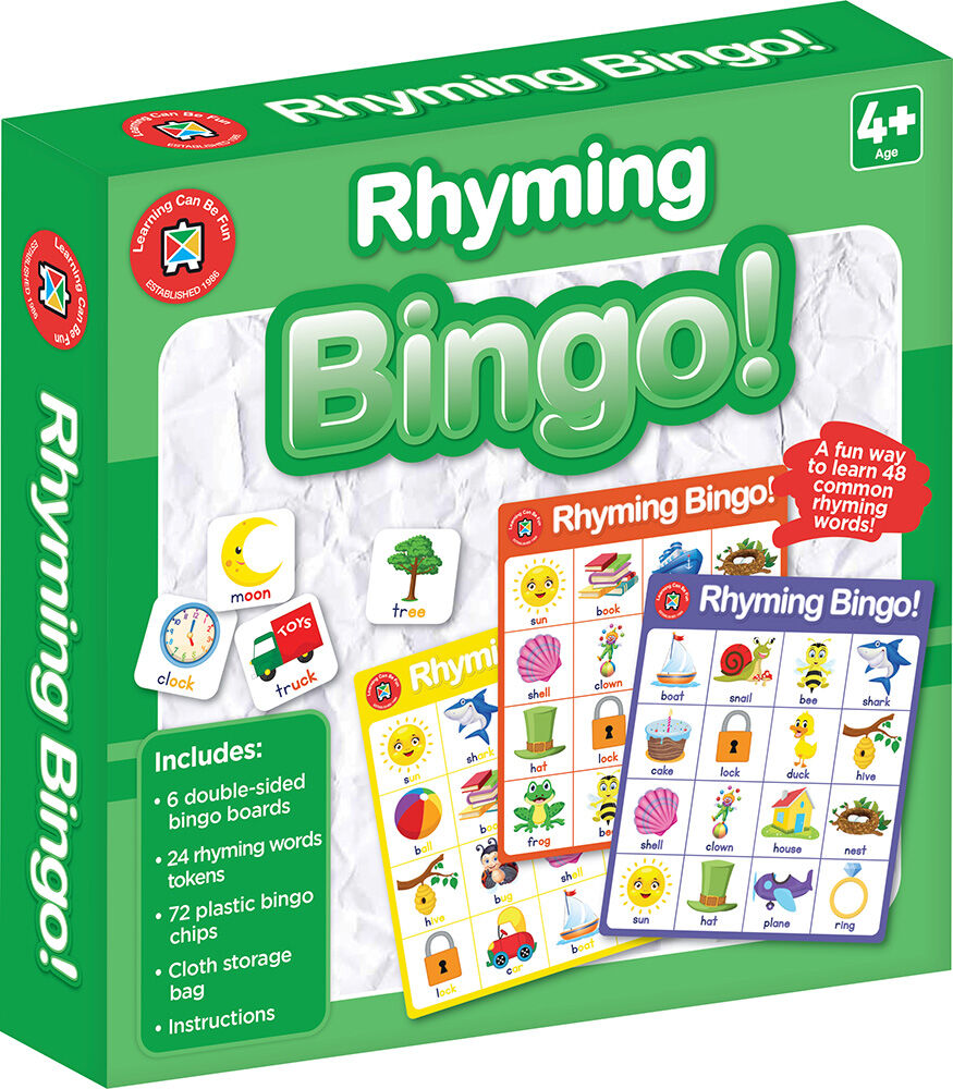 Rhyming Words Bingo