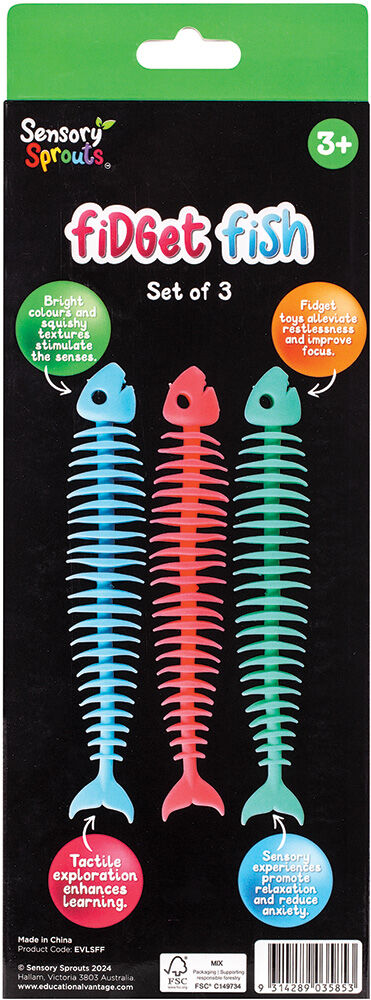 Fidget Fish - Pack of 3