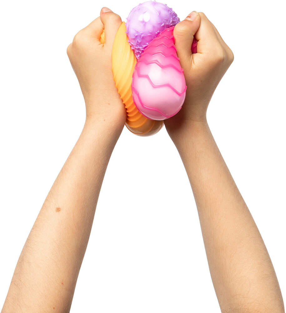 Mindful Monster Balls - Pink, Purple & Orange
