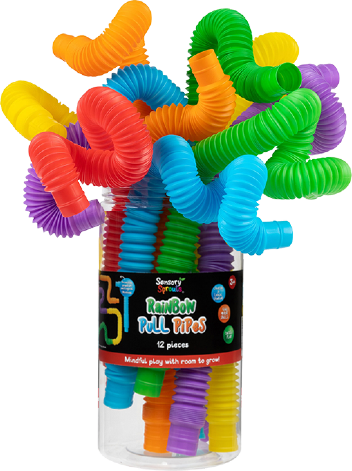 Rainbow Pull Pipes Jar - view 4