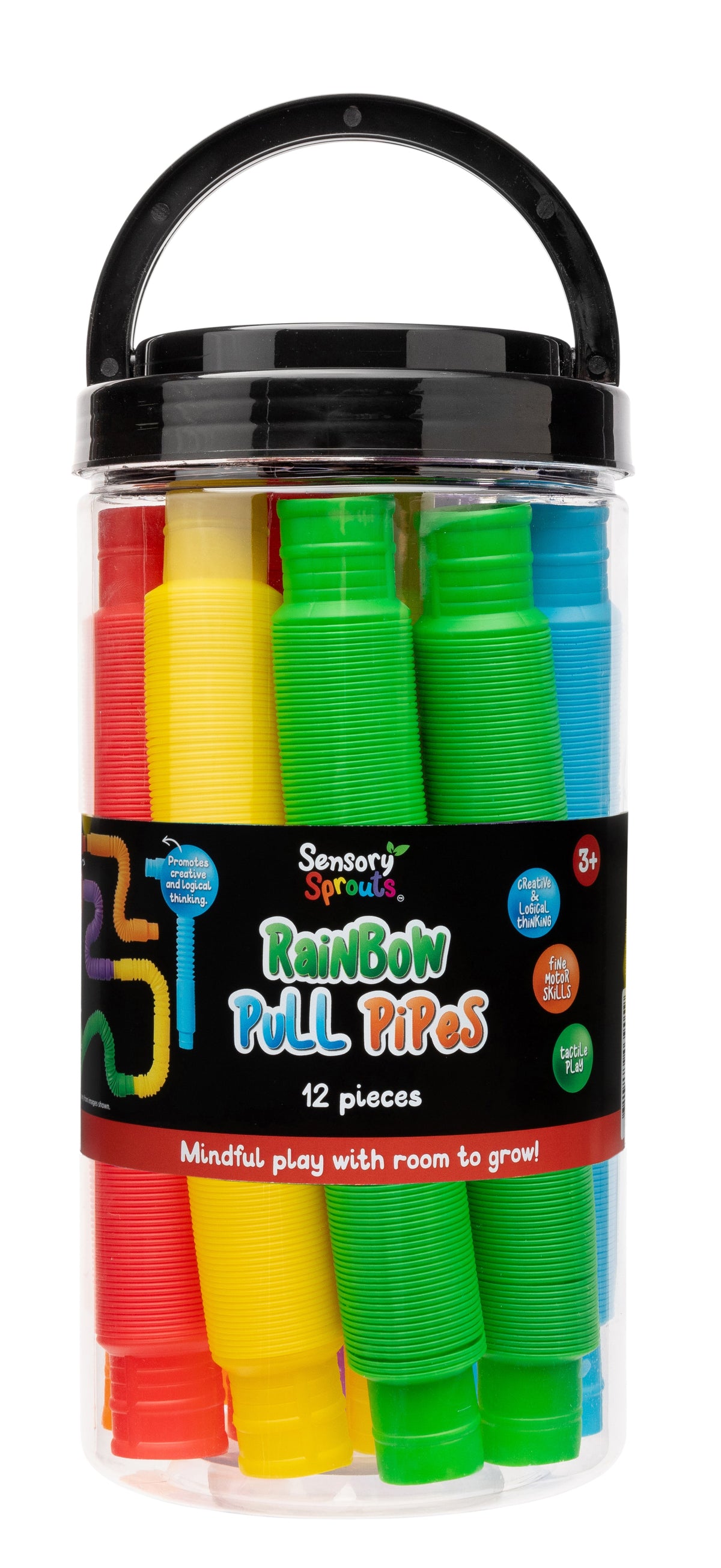 Rainbow Pull Pipes Jar