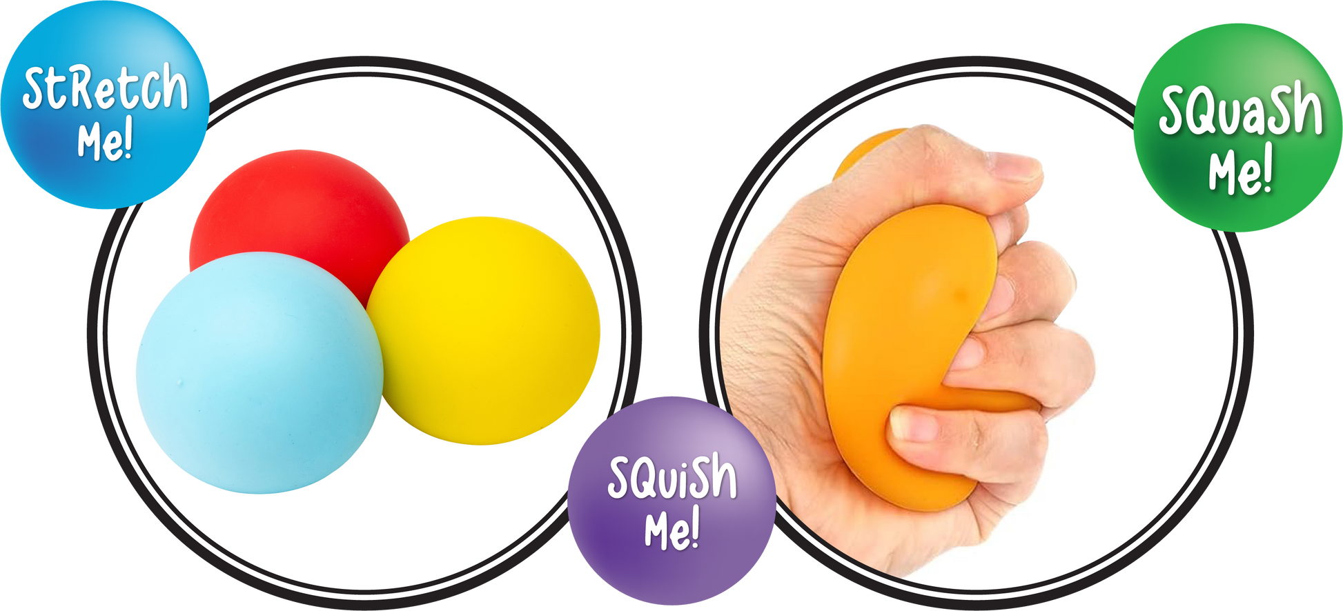 Rainbow Squishy Sensations Set