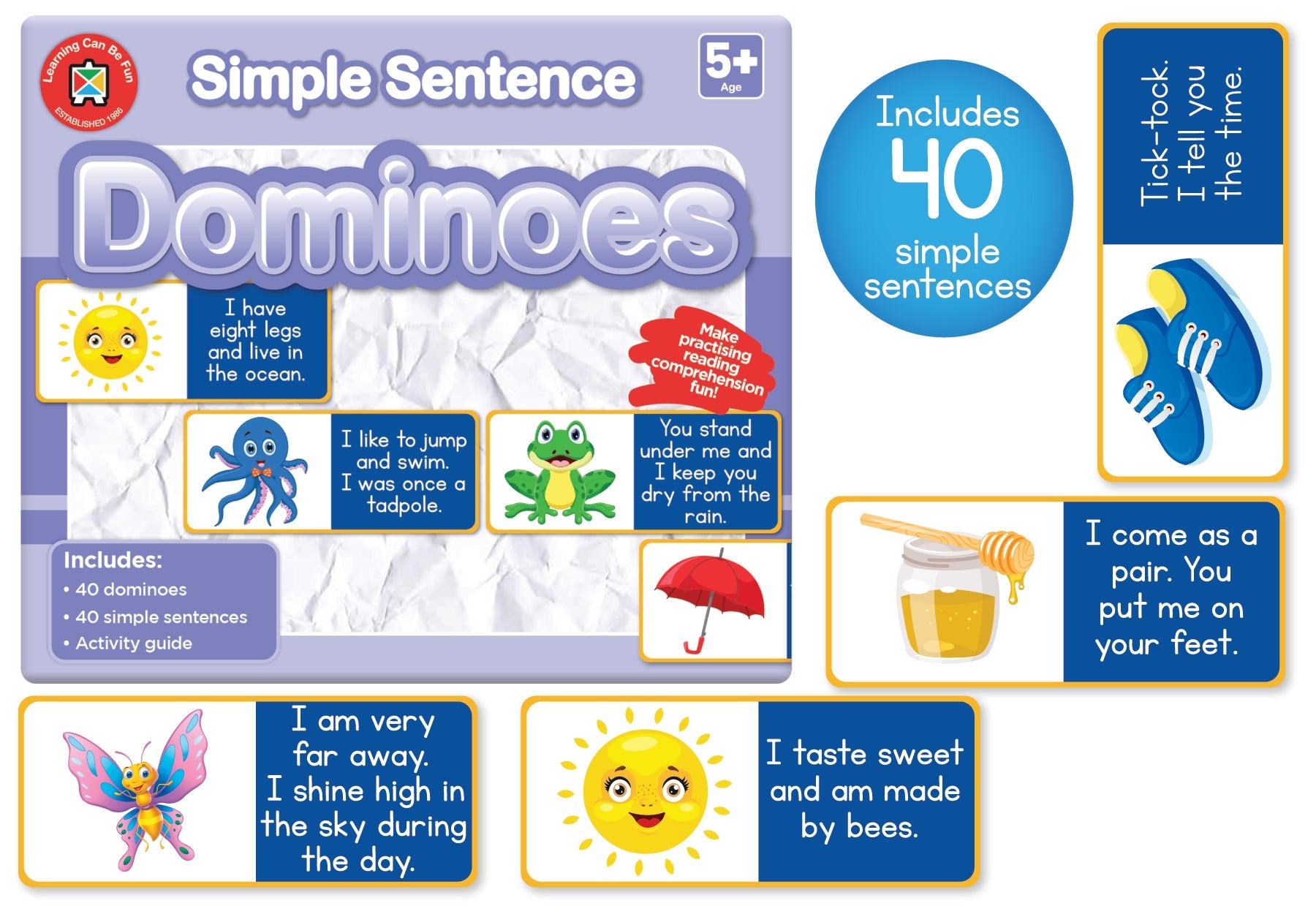 Simple Sentence Dominoes