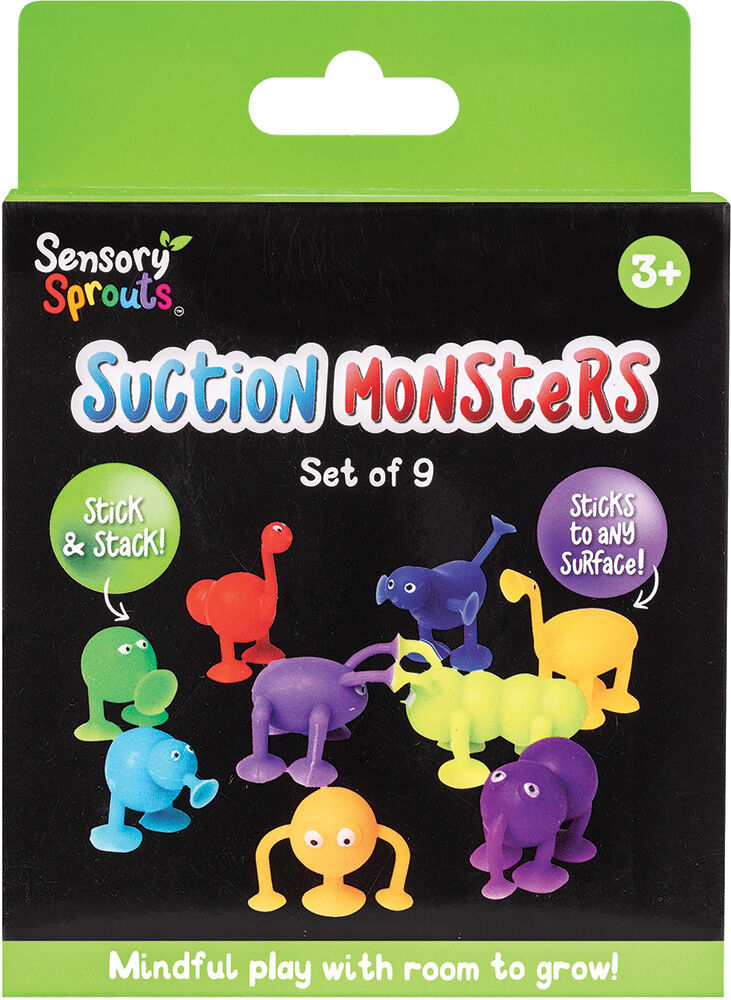 Suction Monsters - Pack of 9