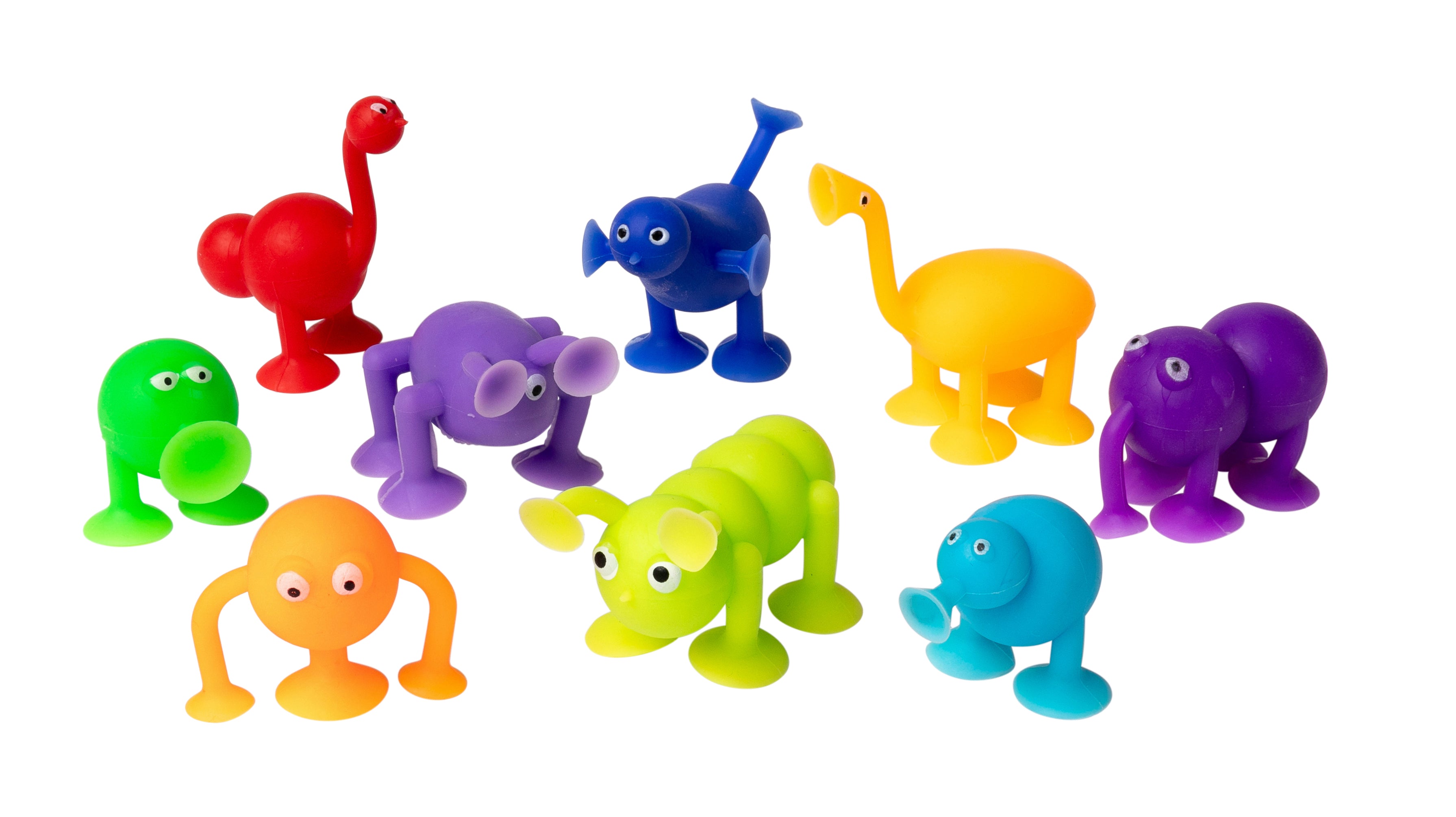 Suction Monsters - Pack of 9