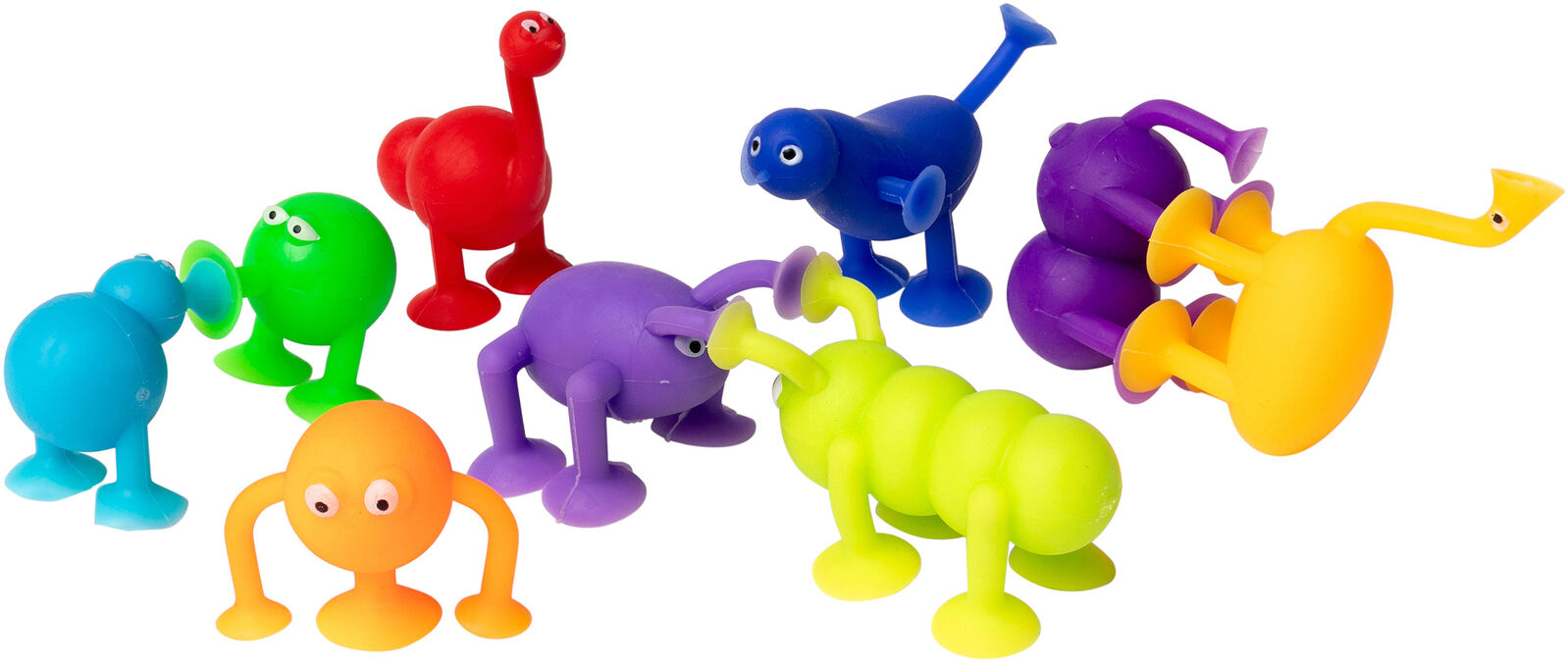 Suction Monsters - Pack of 9