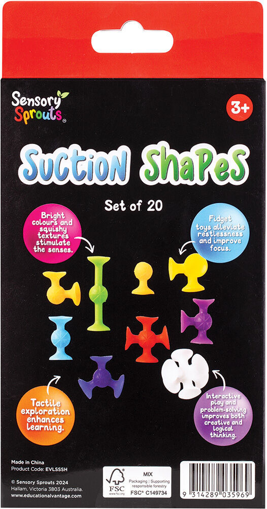Suction Shapes - Pack of 20