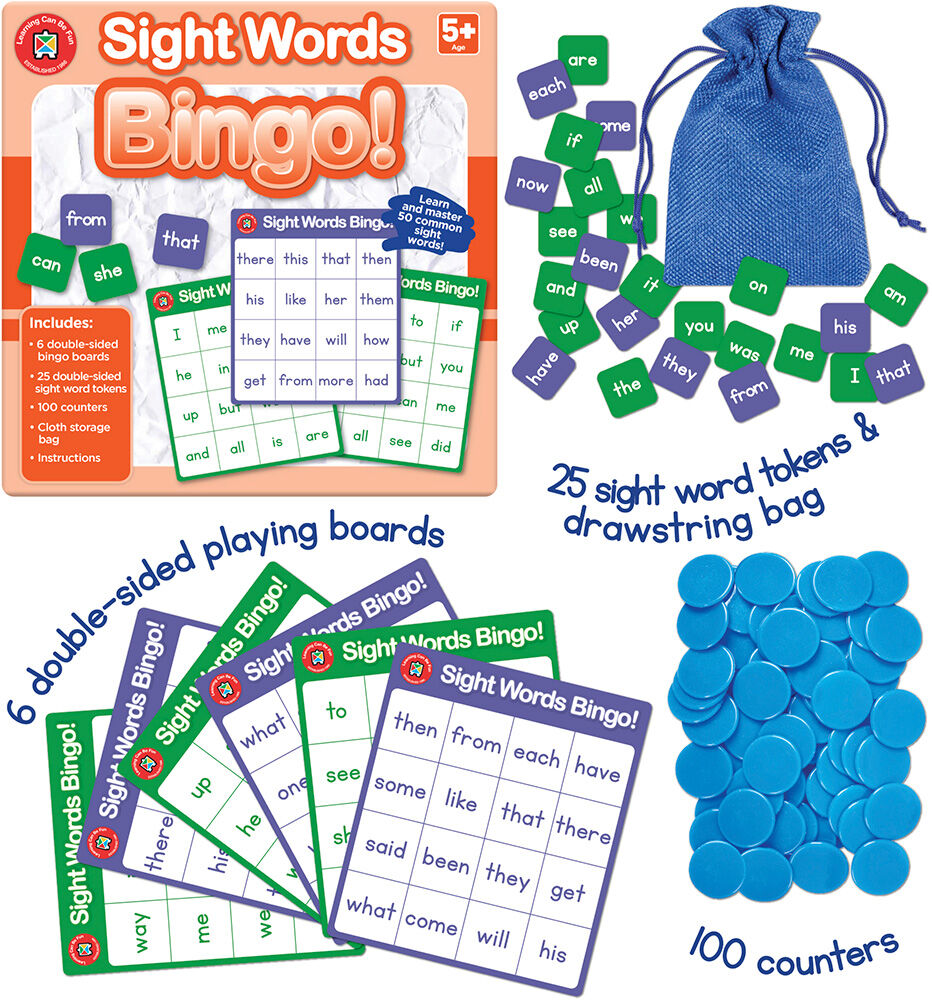 Sight Words Bingo