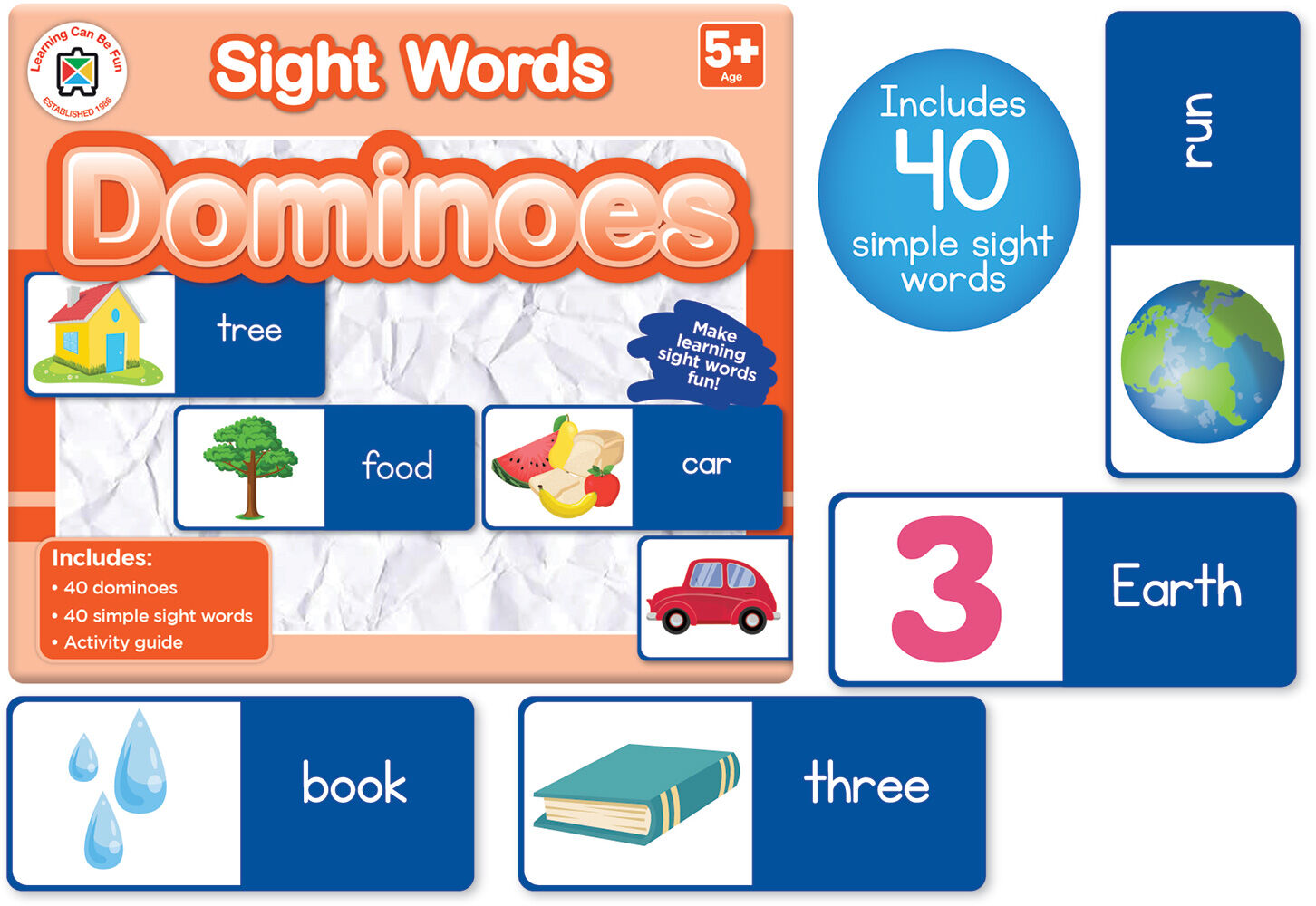Sight Words Dominoes