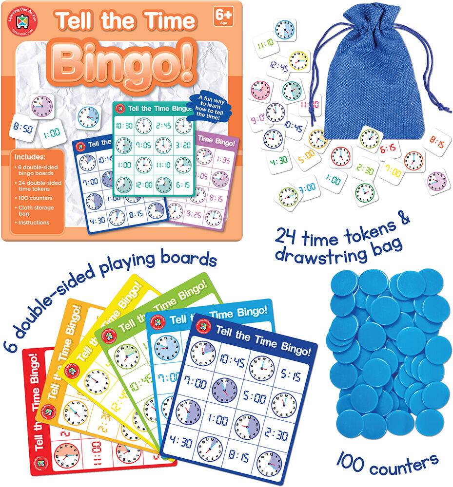 Tell the Time Bingo