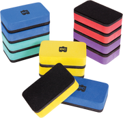 Mini Magnetic Whiteboard Erasers - Set of 10