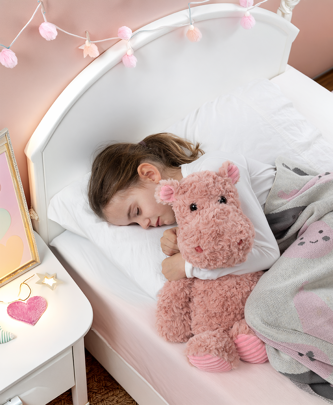 Mini & Me Weighted Plush - Hippo Hugs - view 2